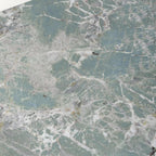 Green and Grey Marble Effect Coffee Table Black Metal Base - Home Furniture Interiors