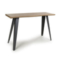 Nassau Natural Curved Console Table