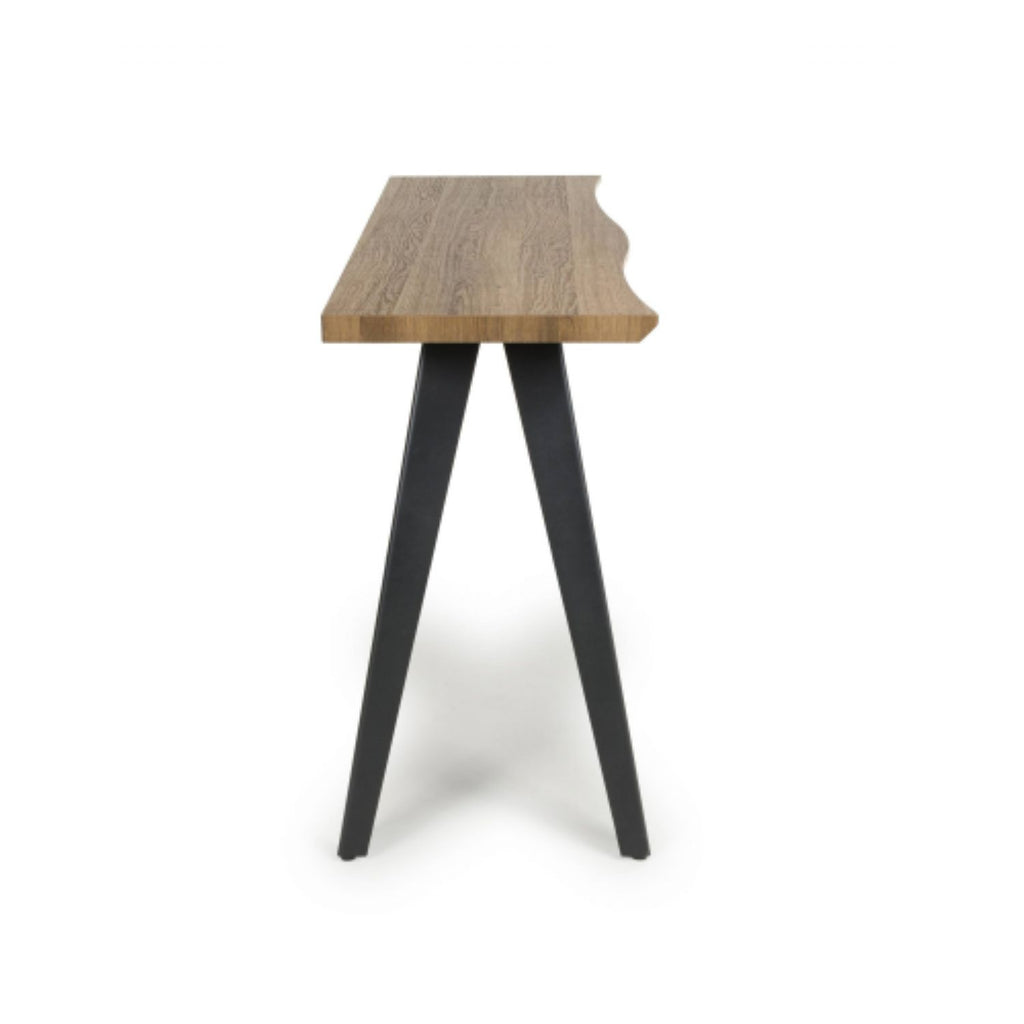 Nassau Natural Curved Console Table - Home Furniture Interiors