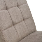 Light Brown Fabric Dining Chair with Natural Legs - Home Furniture Interiors