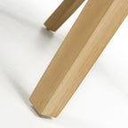 Light Brown Fabric Dining Chair with Natural Legs - Home Furniture Interiors