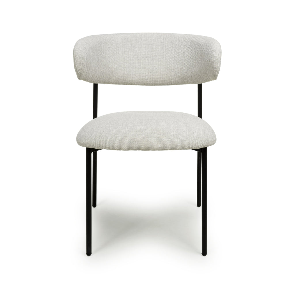 Marisa Linen Effect Natural Dining Chair - Home Furniture Interiors