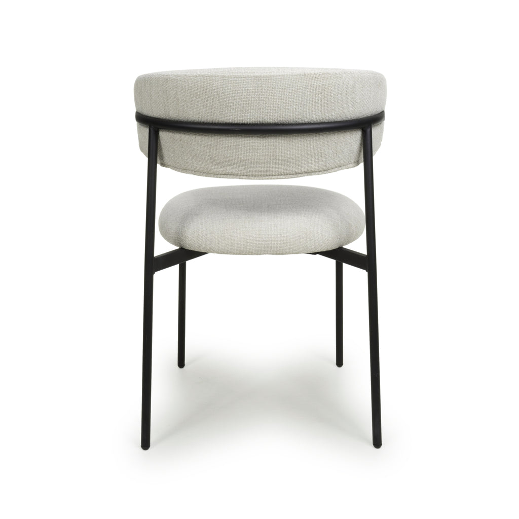 Marisa Linen Effect Natural Dining Chair - Home Furniture Interiors