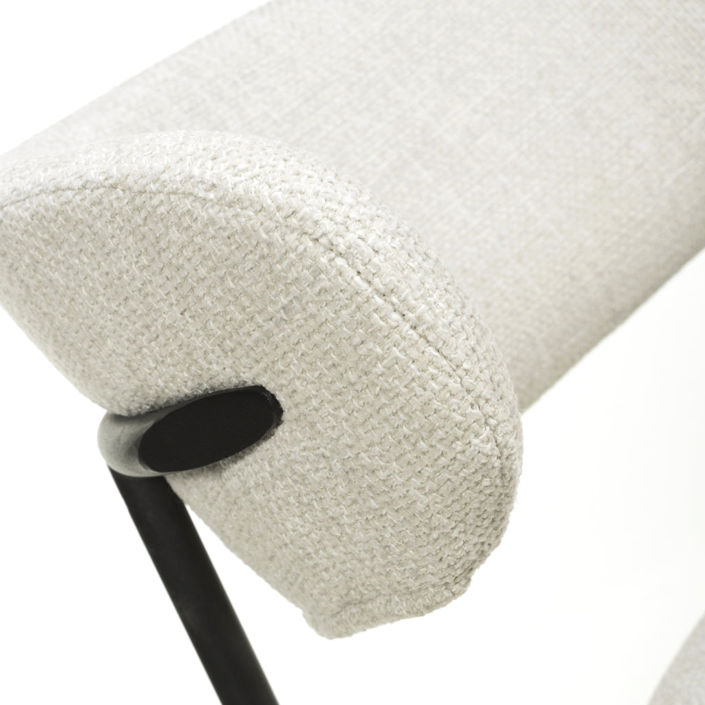 Marisa Linen Effect Natural Dining Chair - Home Furniture Interiors