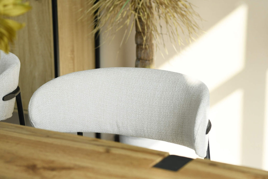 Marisa Linen Effect Natural Dining Chair - Home Furniture Interiors