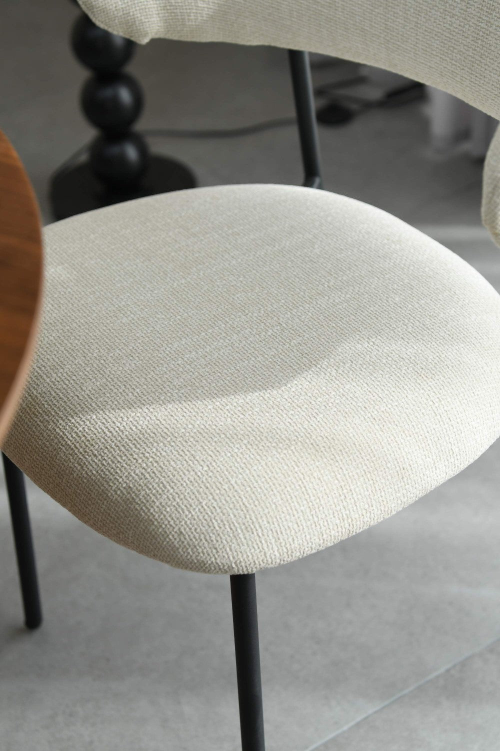 Marisa Linen Effect Natural Dining Chair - Home Furniture Interiors
