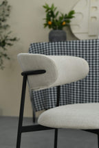Marisa Linen Effect Natural Dining Chair - Home Furniture Interiors