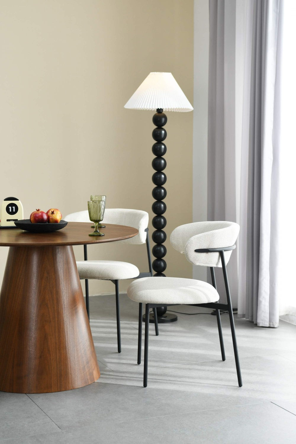 Marisa Linen Effect Natural Dining Chair - Home Furniture Interiors