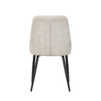 Rhodes Chenille Effect Natural Dining Chair - Home Furniture Interiors