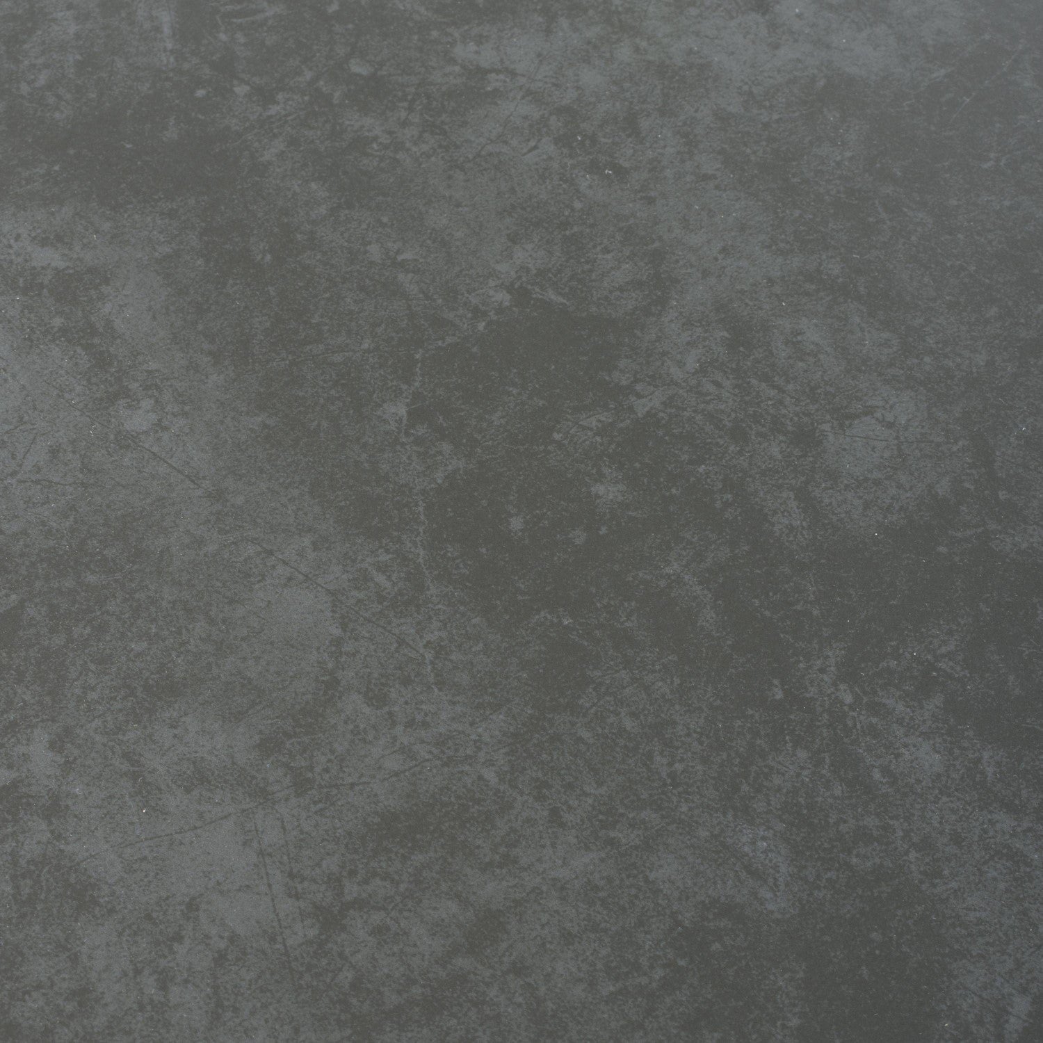 Dark Grey Sintered Effect 1.5m Dining Table with Black Base - Home Furniture Interiors