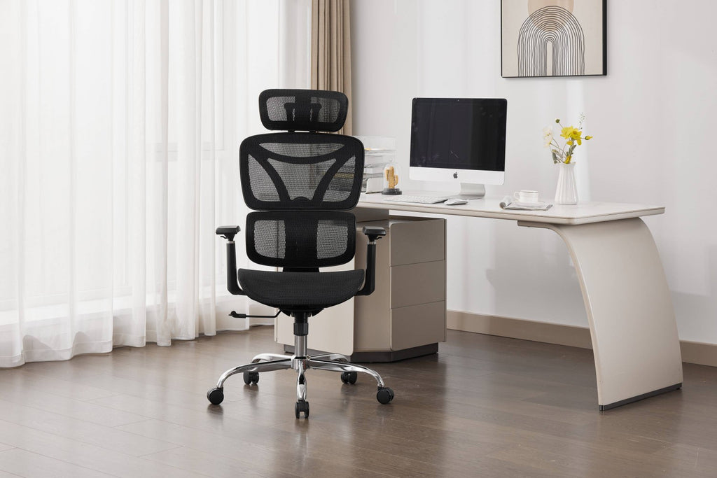 Elite Mesh Black Office Chair - Home Furniture Interiors