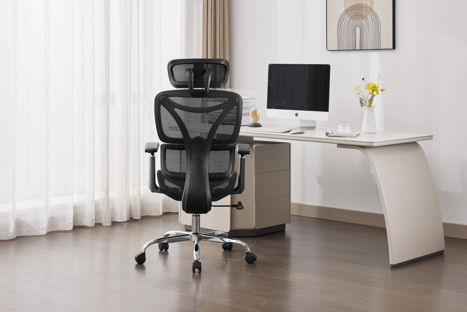 Elite Mesh Black Office Chair - Home Furniture Interiors
