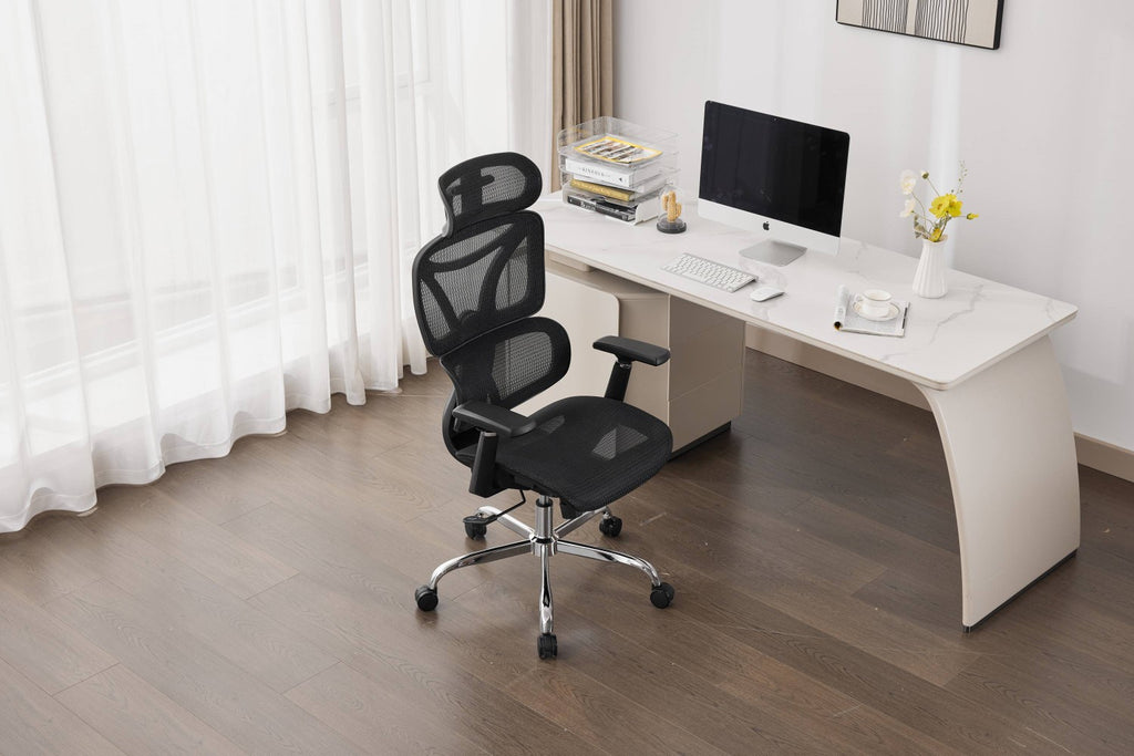 Elite Mesh Black Office Chair - Home Furniture Interiors