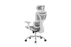 Elite Mesh Grey White Office Chair - Home Furniture Interiors
