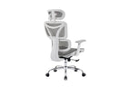 Elite Mesh Grey White Office Chair - Home Furniture Interiors