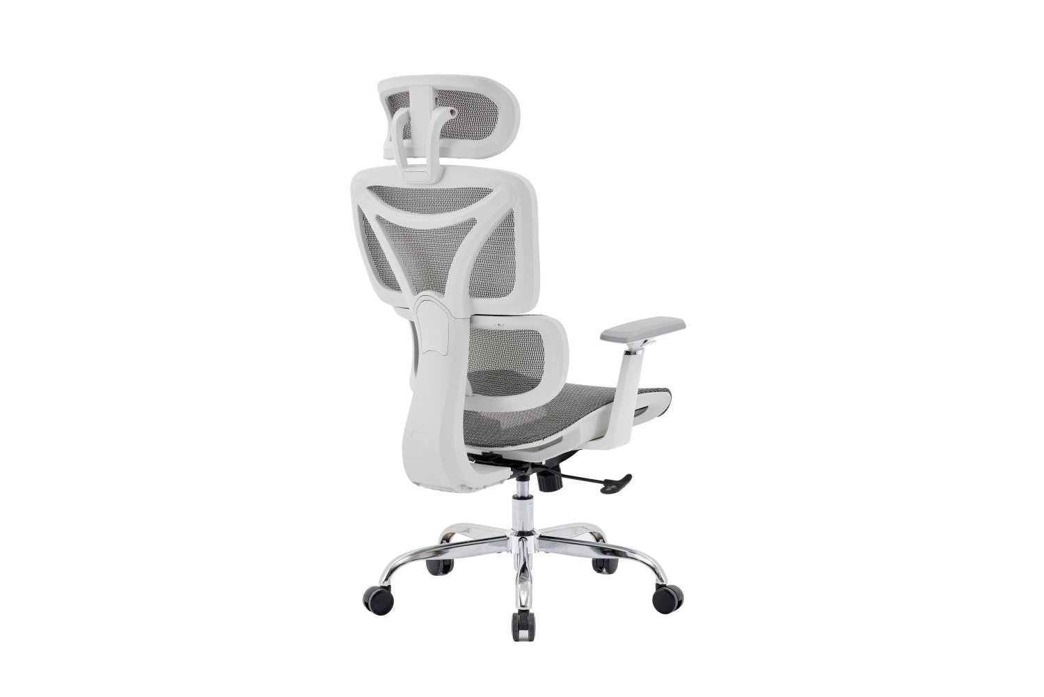 Elite Mesh Grey White Office Chair - Home Furniture Interiors