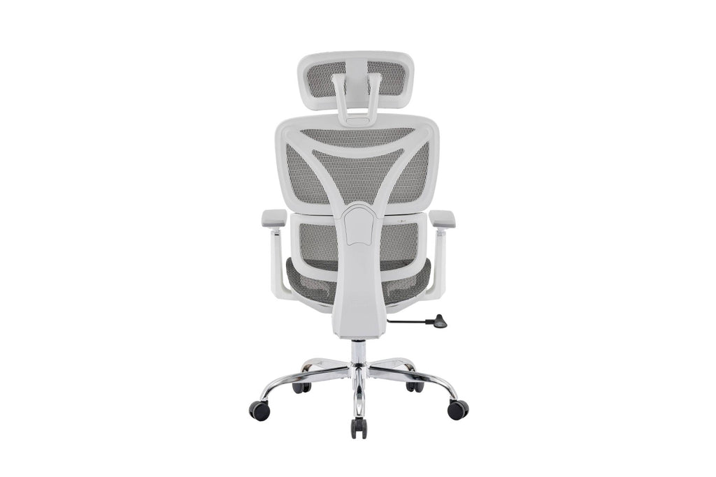 Elite Mesh Grey White Office Chair - Home Furniture Interiors