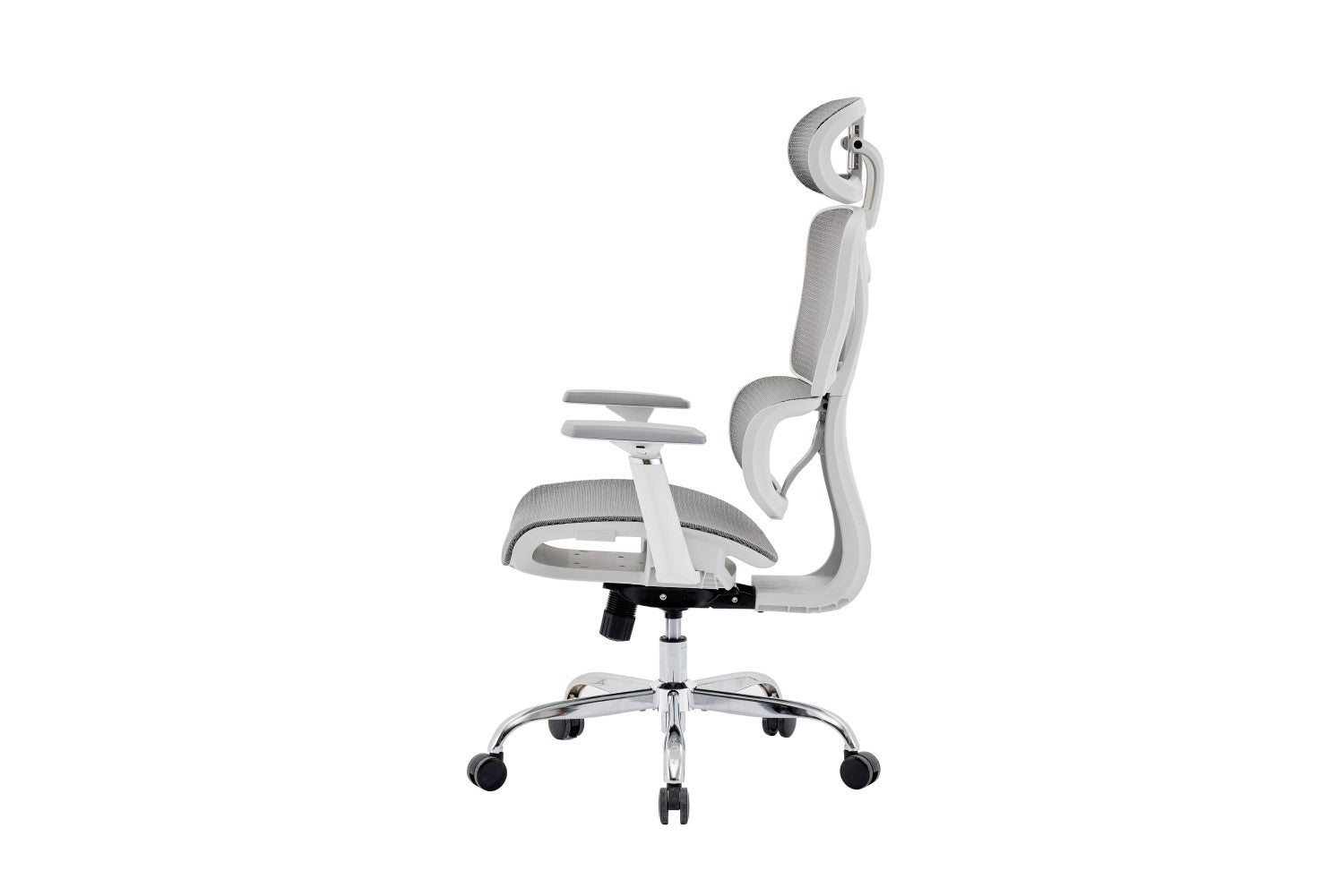 Elite Mesh Grey White Office Chair - Home Furniture Interiors