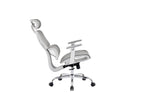 Elite Mesh Grey White Office Chair - Home Furniture Interiors