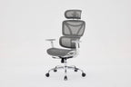 Elite Mesh Grey White Office Chair - Home Furniture Interiors