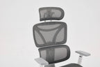 Elite Mesh Grey White Office Chair - Home Furniture Interiors