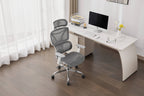 Elite Mesh Grey White Office Chair - Home Furniture Interiors