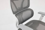 Elite Mesh Grey White Office Chair - Home Furniture Interiors