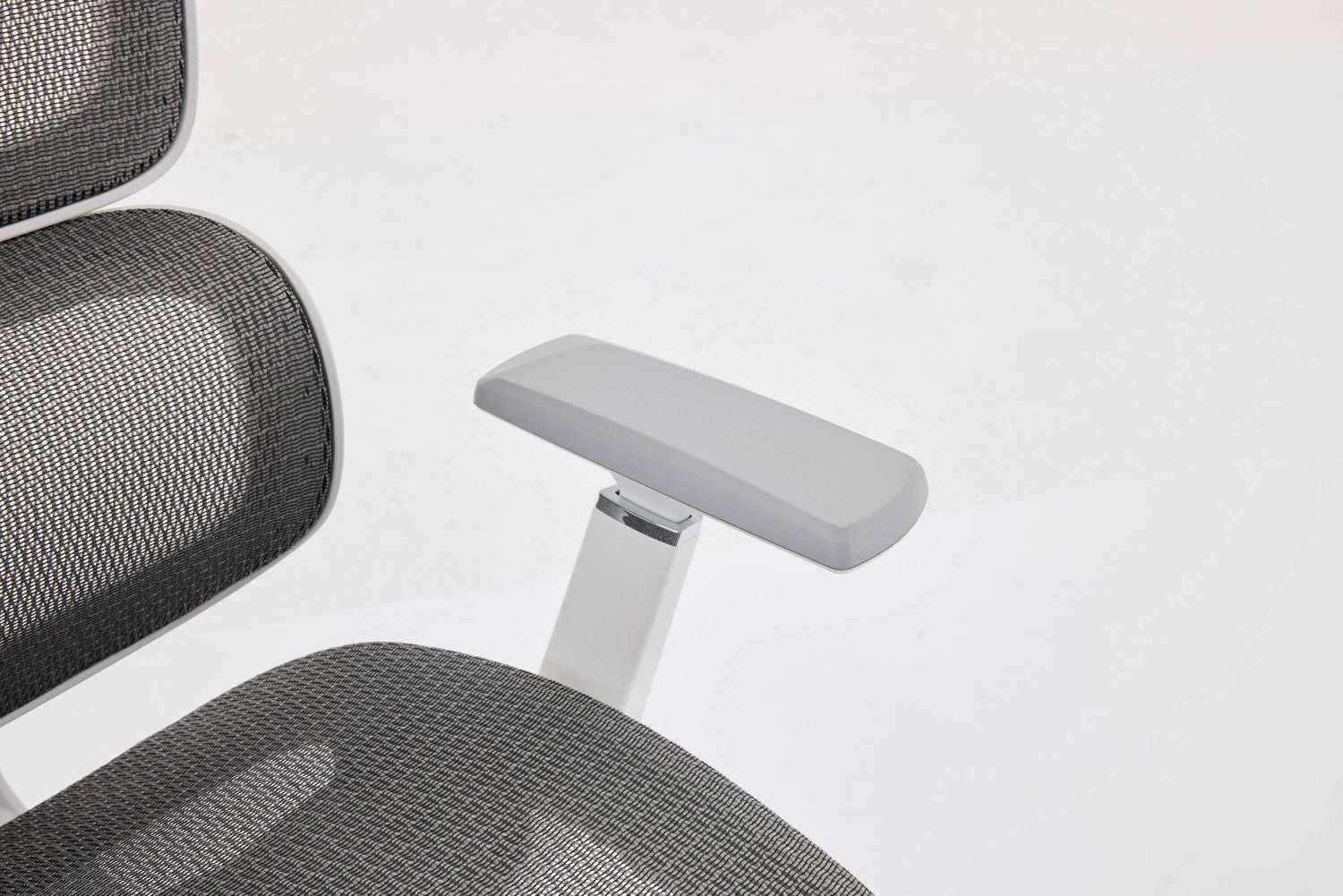 Elite Mesh Grey White Office Chair - Home Furniture Interiors