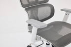 Elite Mesh Grey White Office Chair - Home Furniture Interiors