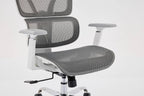 Elite Mesh Grey White Office Chair - Home Furniture Interiors