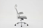 Supreme Mesh Grey White Office Chair - Home Furniture Interiors