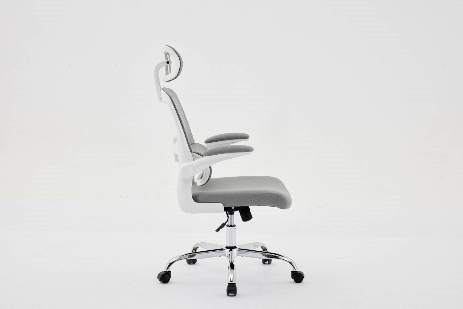 Supreme Mesh Grey White Office Chair - Home Furniture Interiors
