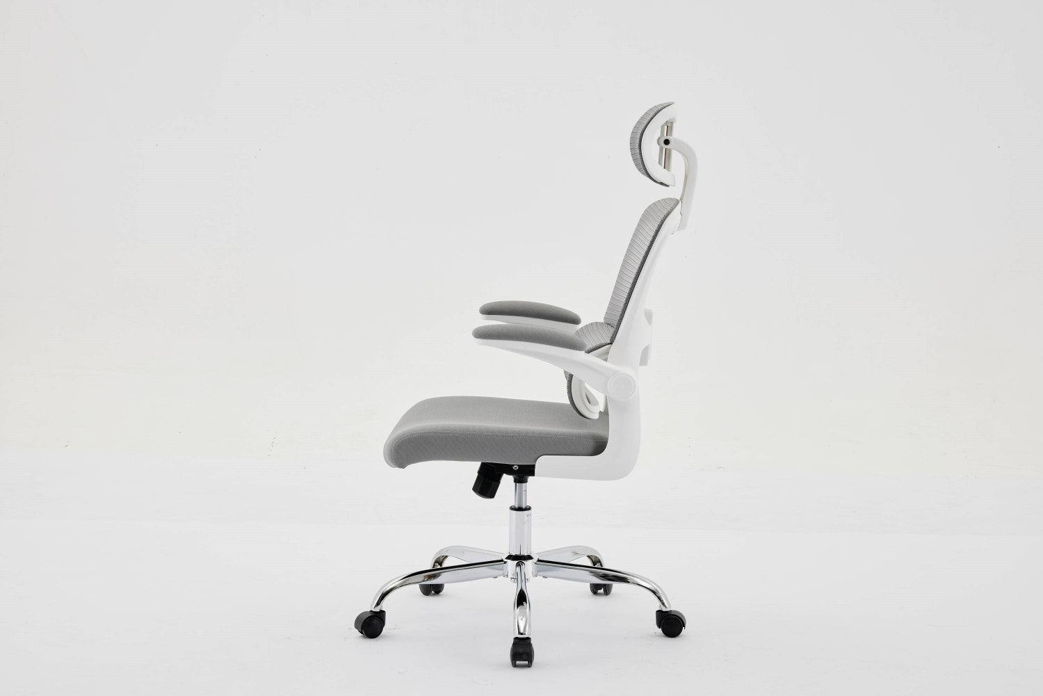 Supreme Mesh Grey White Office Chair - Home Furniture Interiors