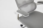 Supreme Mesh Grey White Office Chair - Home Furniture Interiors