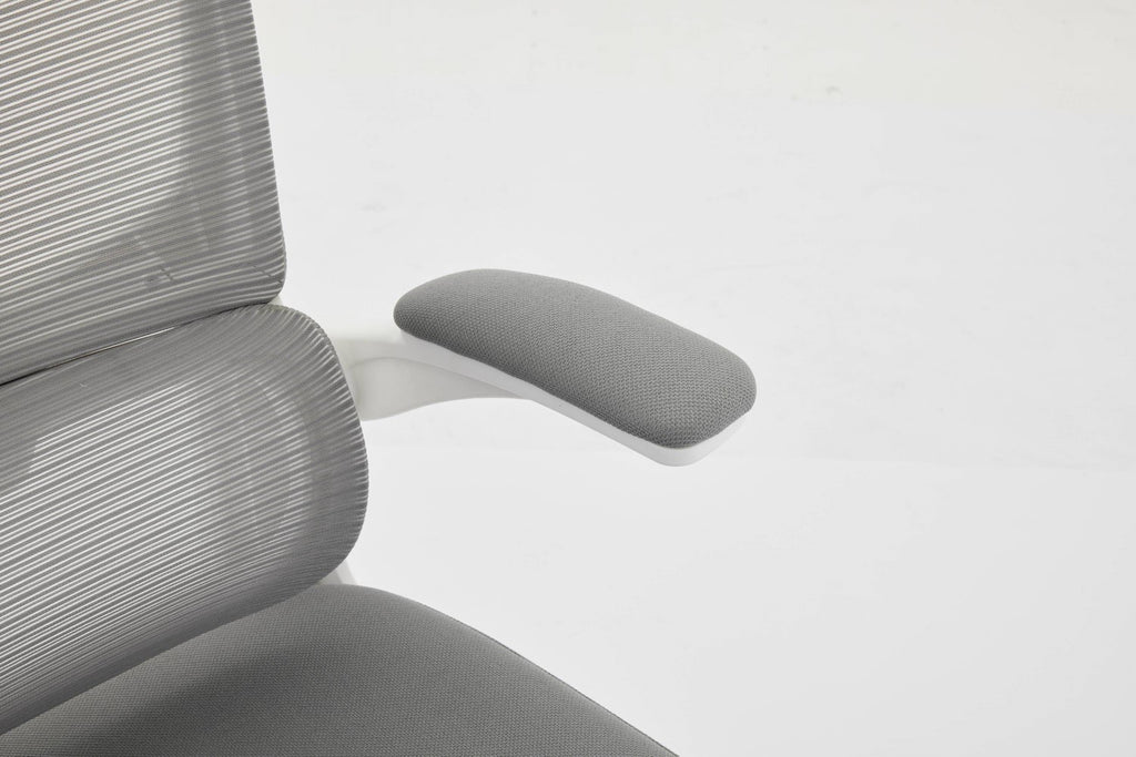 Supreme Mesh Grey White Office Chair - Home Furniture Interiors