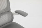 Supreme Mesh Grey White Office Chair - Home Furniture Interiors