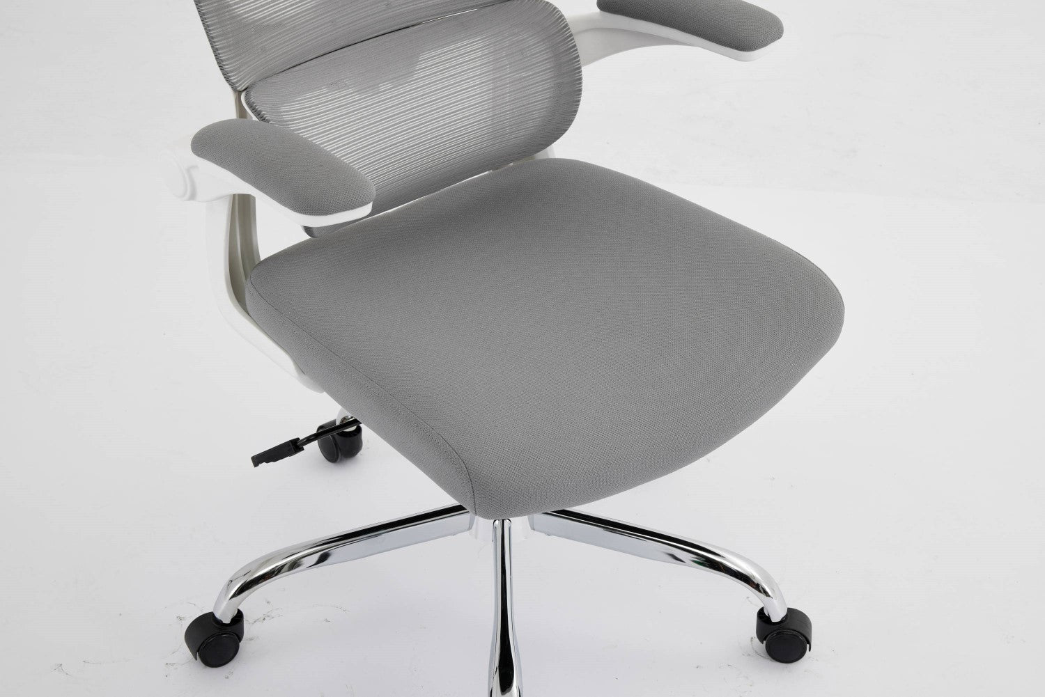 Supreme Mesh Grey White Office Chair - Home Furniture Interiors