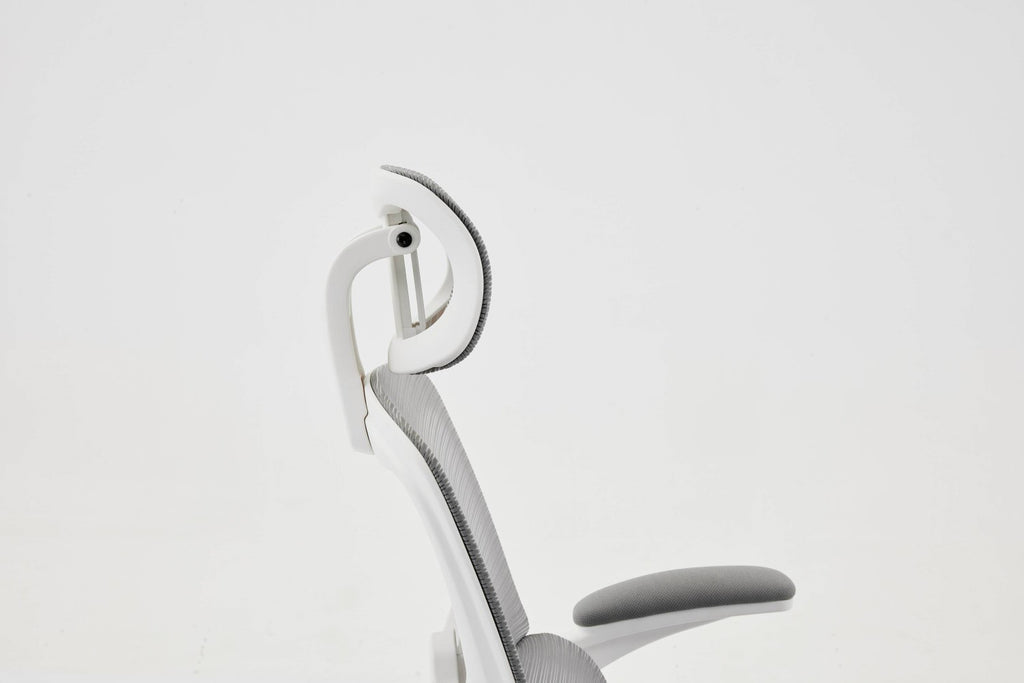 Supreme Mesh Grey White Office Chair - Home Furniture Interiors