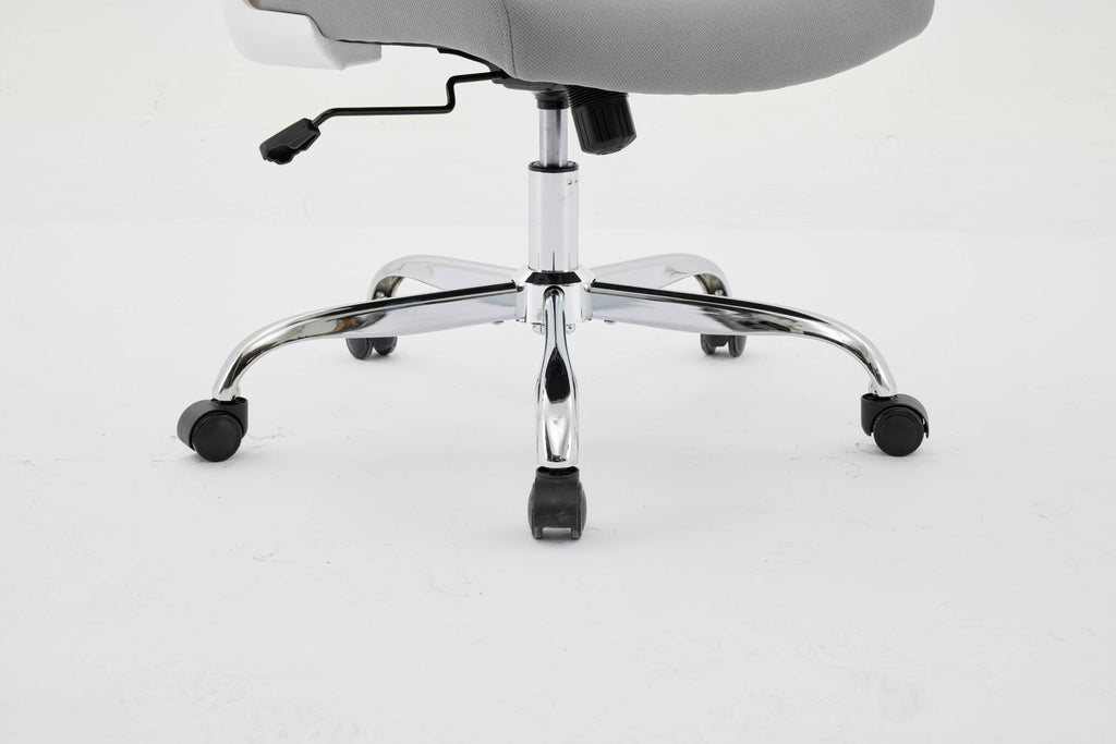 Supreme Mesh Grey White Office Chair - Home Furniture Interiors