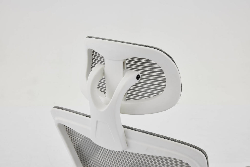 Supreme Mesh Grey White Office Chair - Home Furniture Interiors