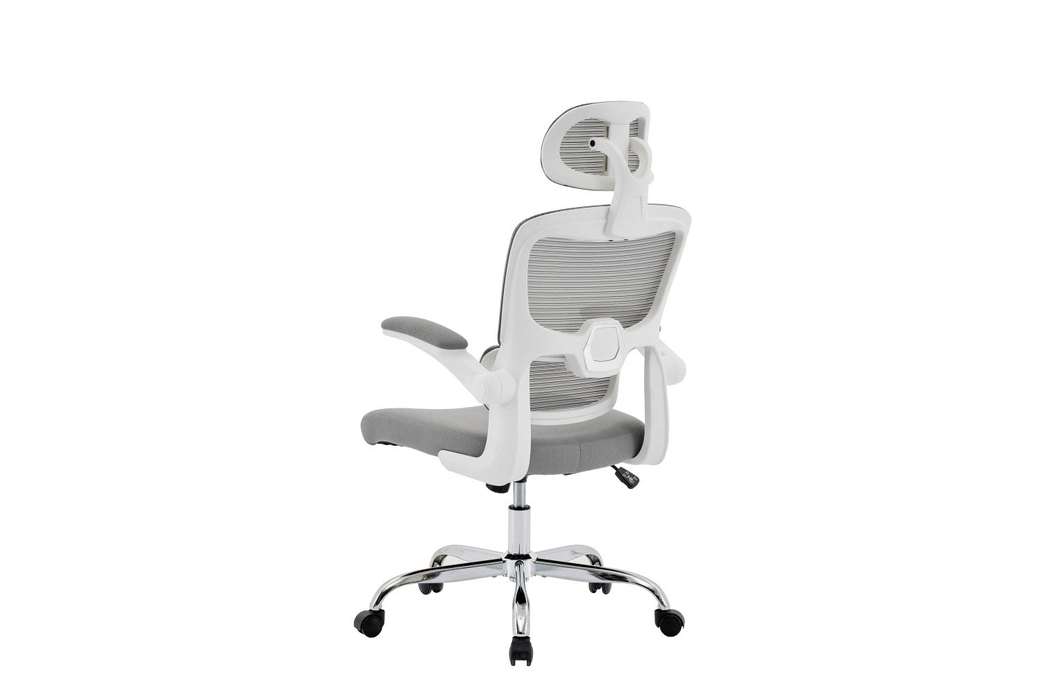 Supreme Mesh Grey White Office Chair - Home Furniture Interiors