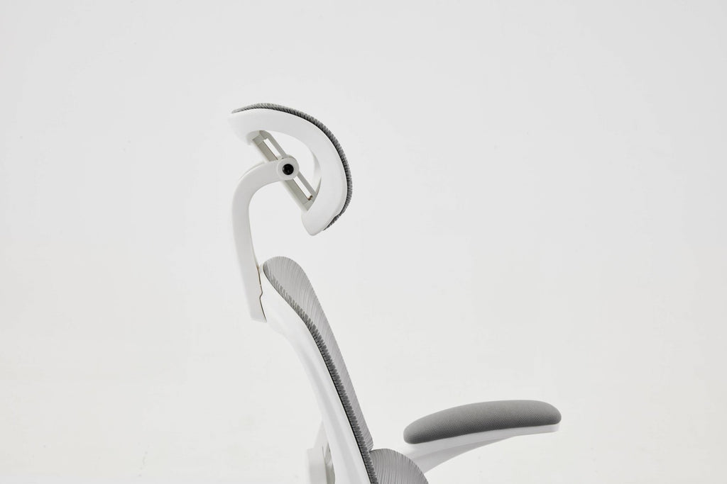 Supreme Mesh Grey White Office Chair - Home Furniture Interiors