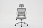 Supreme Mesh Grey White Office Chair - Home Furniture Interiors