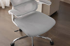 Supreme Mesh Grey White Office Chair - Home Furniture Interiors