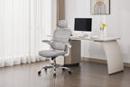 Supreme Mesh Grey White Office Chair - Home Furniture Interiors