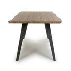Nassau Medium Natural Curved Dining Table - Home Furniture Interiors