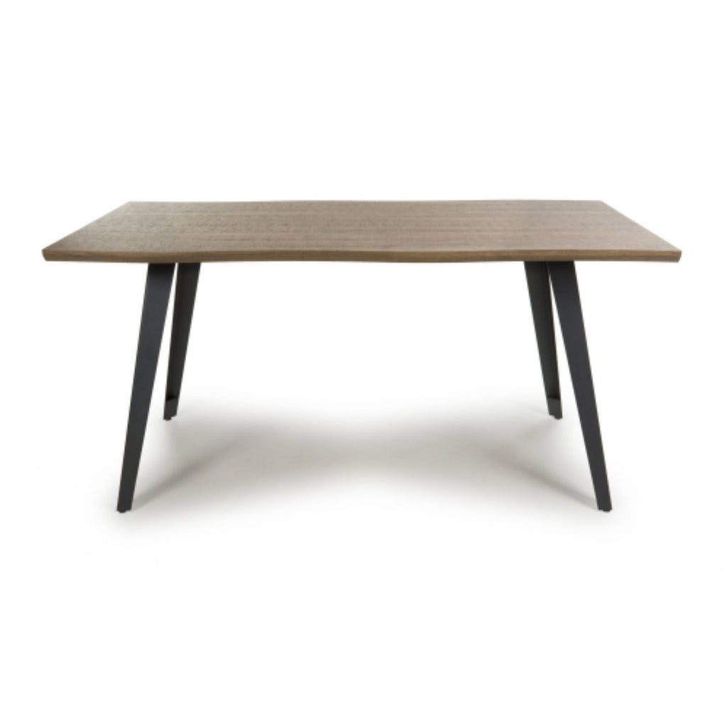 Nassau Medium Natural Curved Dining Table - Home Furniture Interiors