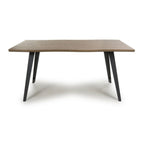 Nassau Medium Natural Curved Dining Table - Home Furniture Interiors