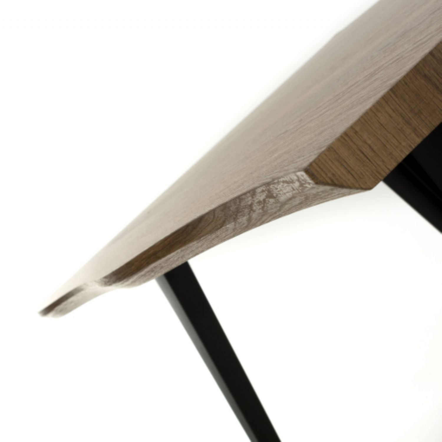 Nassau Medium Natural Curved Dining Table - Home Furniture Interiors