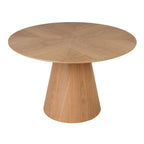 Claremont 1.2m Round Natural Dining Table - Home Furniture Interiors